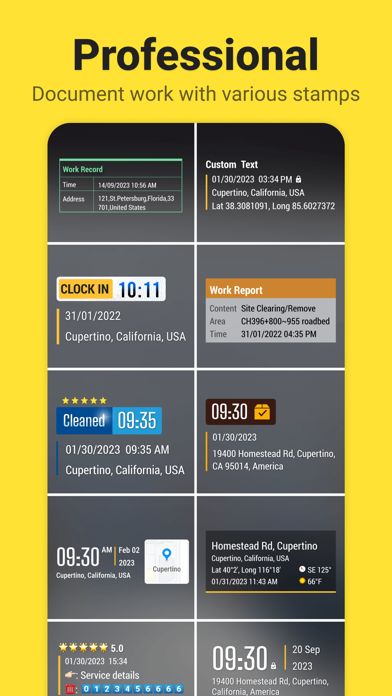 Timemark: timestamp camera+gps Screenshot