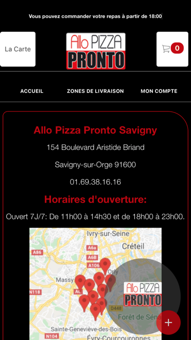 Allo Pizza Pronto Savigny Screenshot