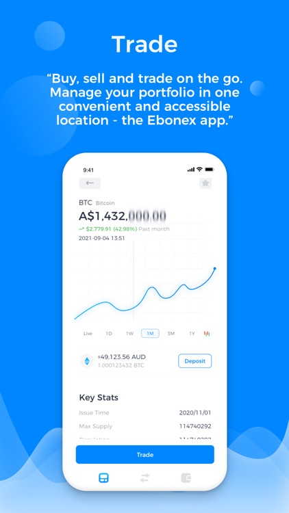 EBONEX AU - Buy Crypto in AUD