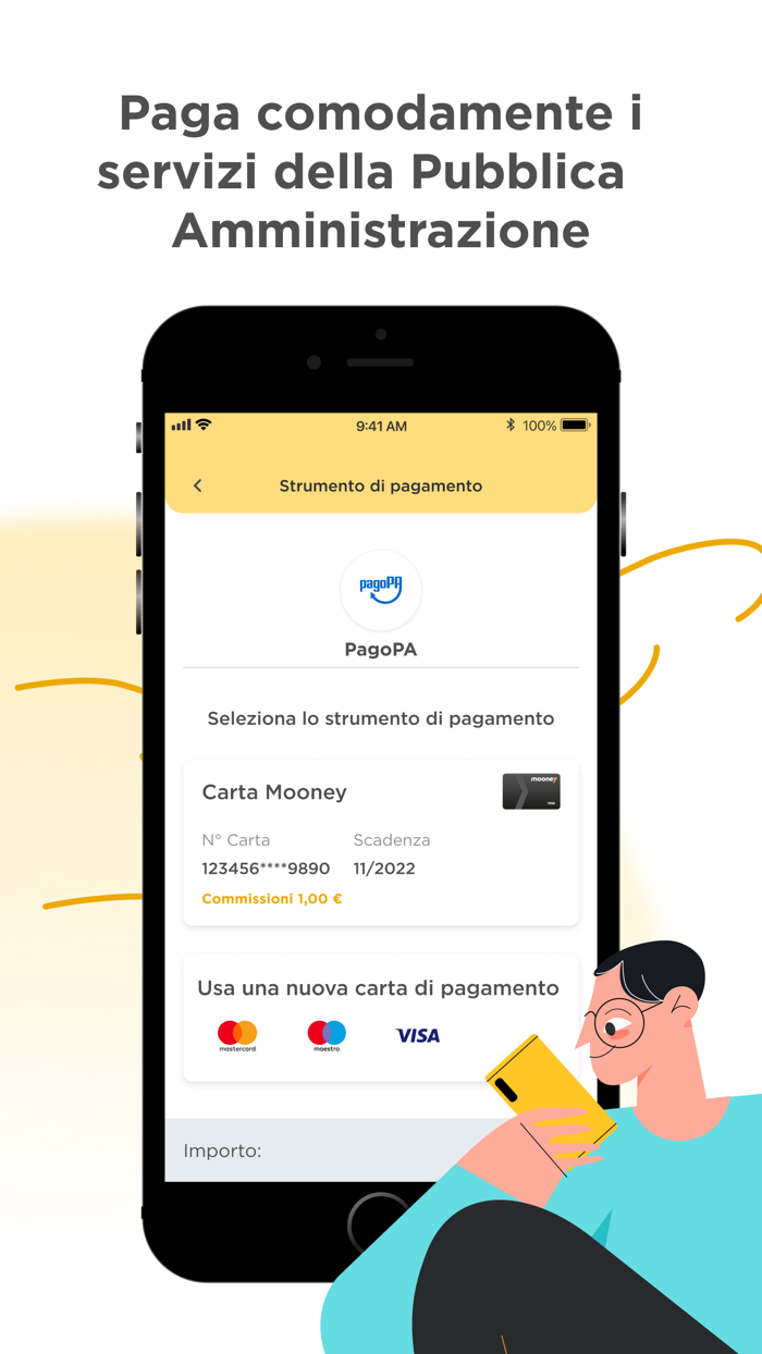 Mooney App pagamenti digitali