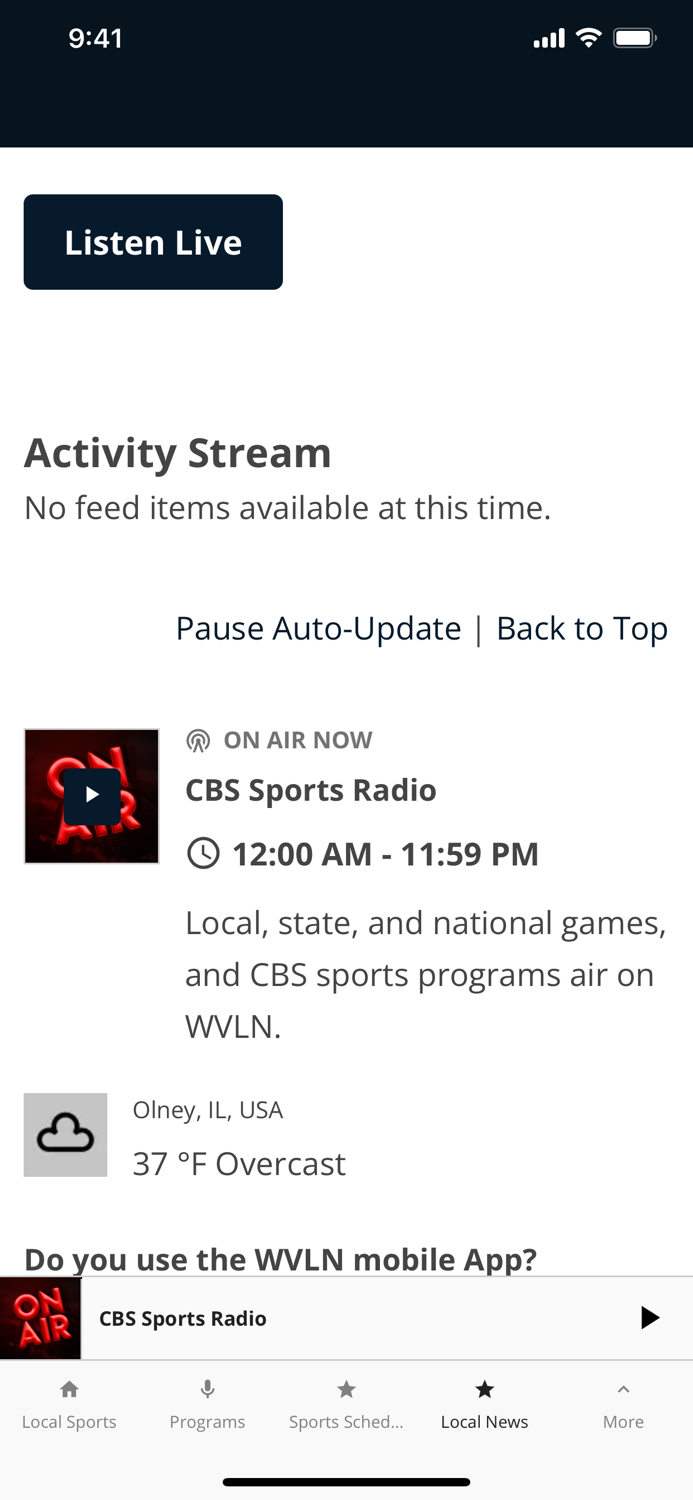 WVLN 740 AM and 107.1 FM