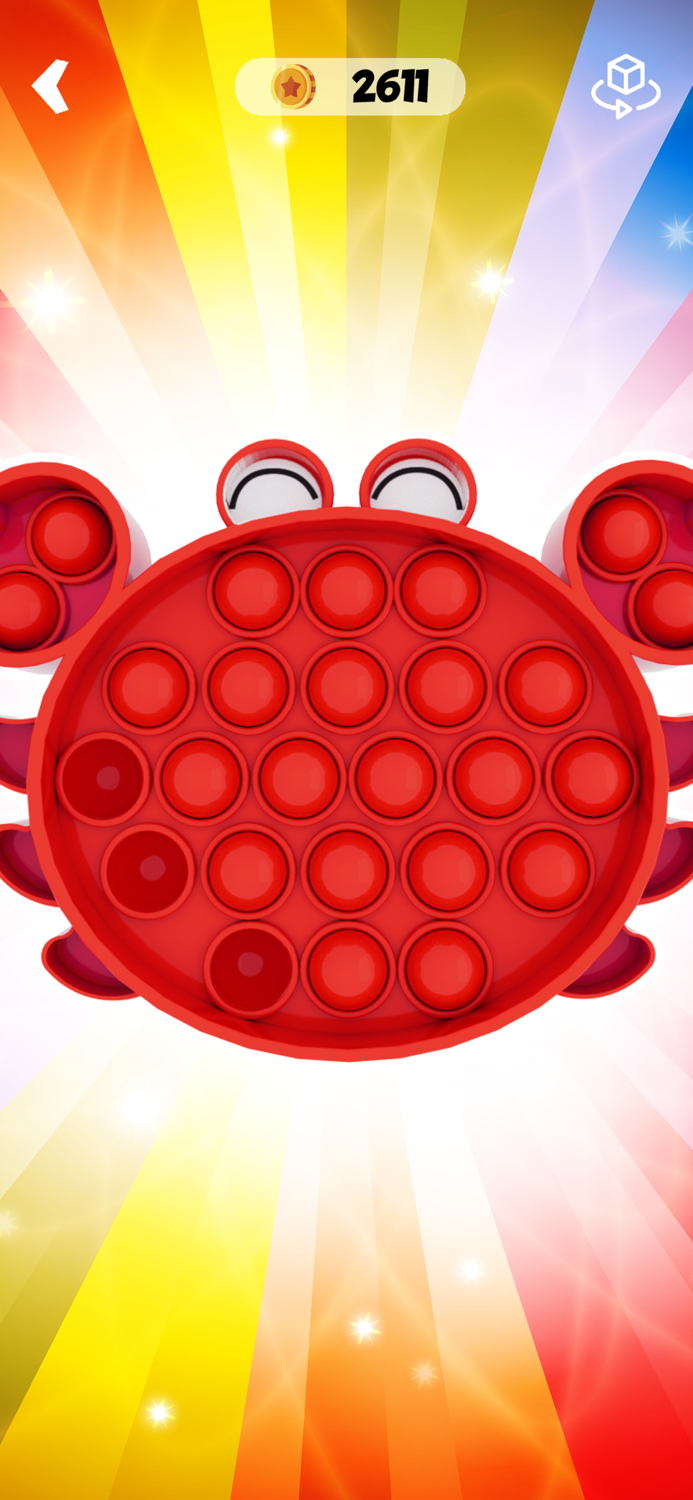 Pop it - Fidget Game 3D