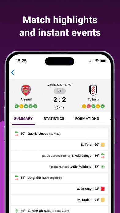 English League Live scores Screenshot