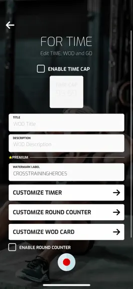 Game screenshot Hero WOD Recorder for Crossfit hack