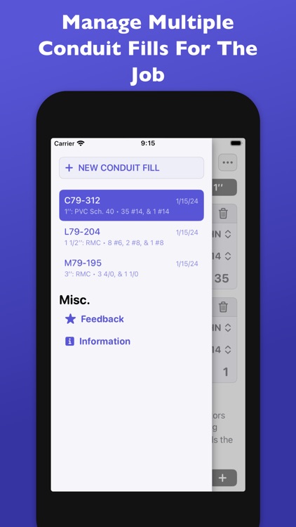 Derated: Conduit Fill screenshot-4