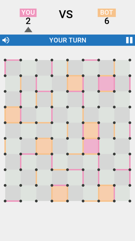 #3. Dots & Boxes - Classic (iOS) 由: Abhishek Aryan