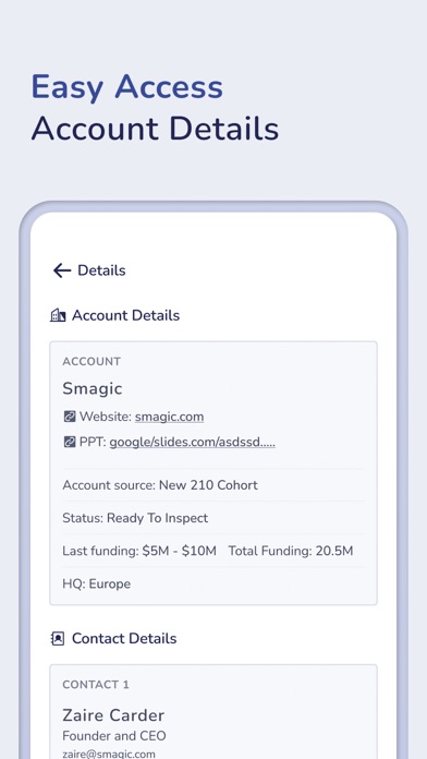 Sales Sparrow Screenshot