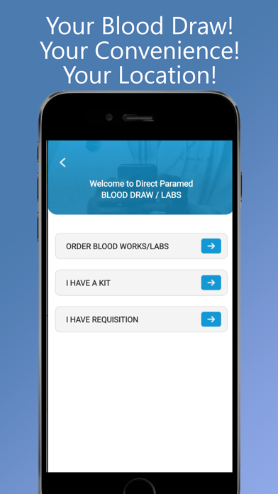 Direct Paramed Customer Screenshot