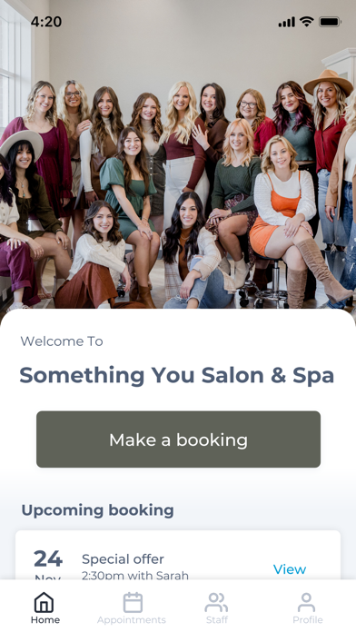 Something You Salon & Spa Screenshot