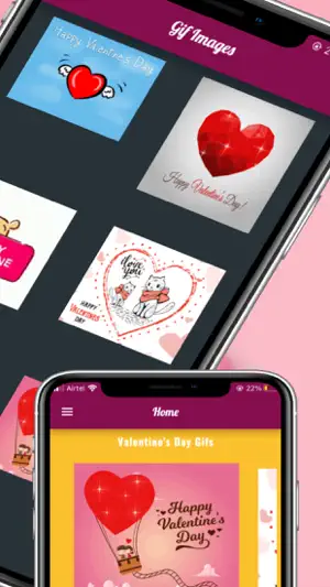 Valentine Day Wishes Image Gif screenshot 3