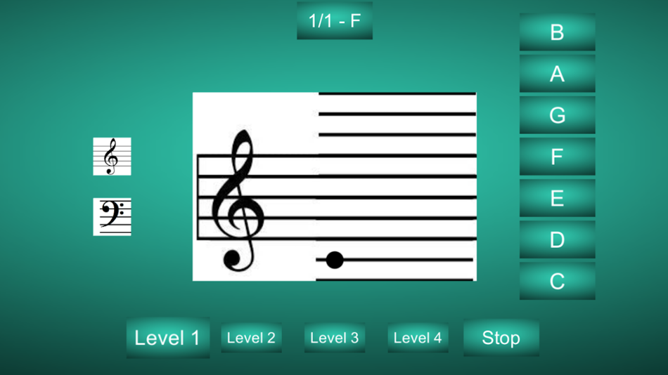 #2. Learn musical notes - Simple (iOS) 由: Quyen Pham