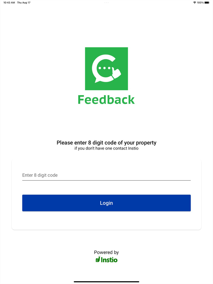 Guest Survey App for CGH Hotel
