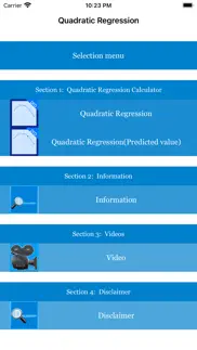 quadratic regression pro iphone screenshot 1
