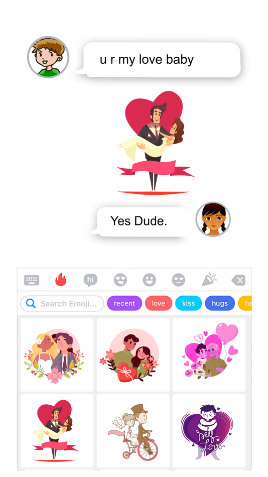 #2. Lifetime Wedding Stickers (iOS) 由: Rajneesh Mishra