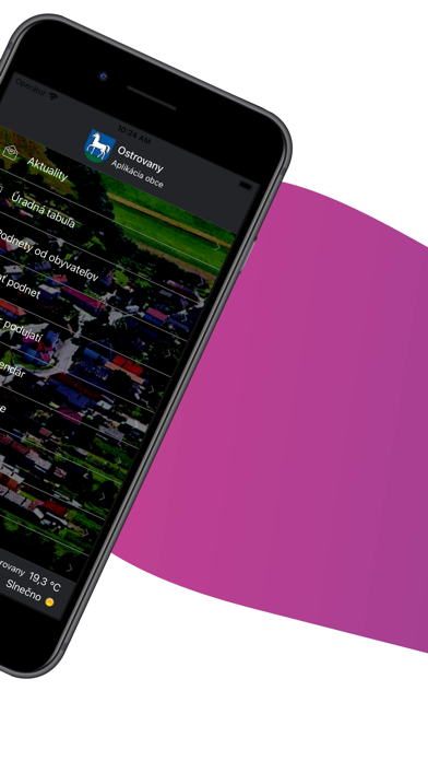 Obec Ostrovany Screenshot