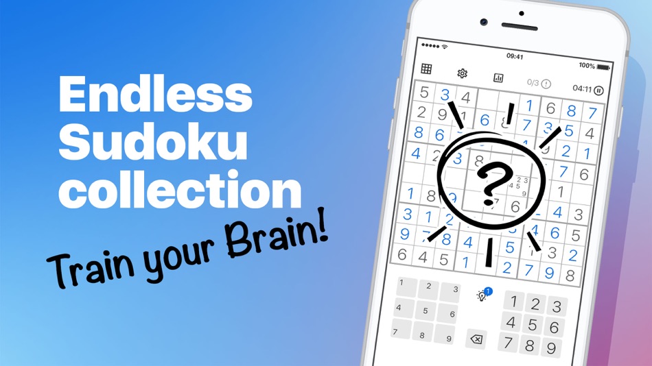 #1. Sudoku Table — Brain Games (iOS) Podle: Oleksii Tanchyk
