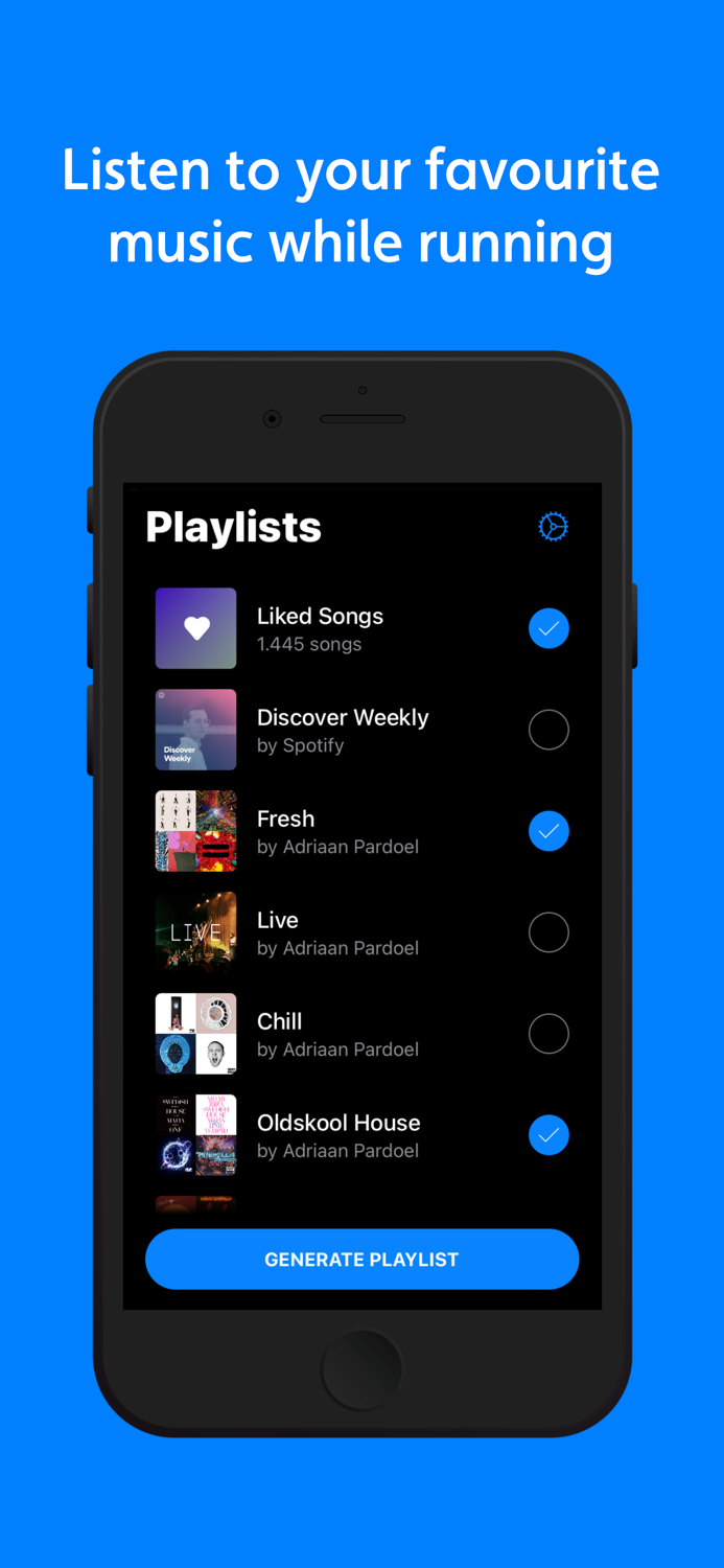 Running Beats BPM for Spotify