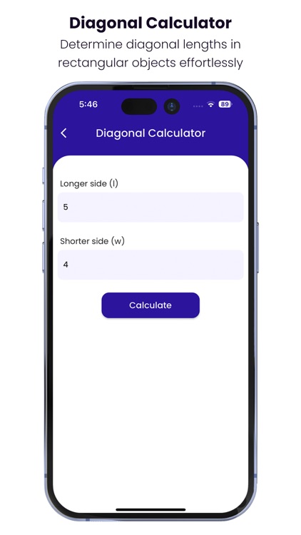 Pythagorean Theorem Calc App screenshot-3
