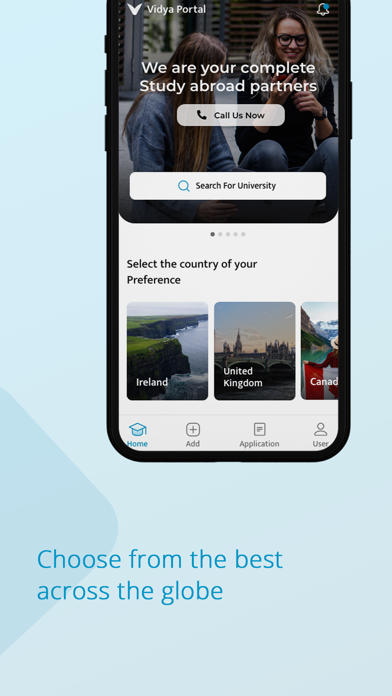 Vidya Portal- Study Abroad App Screenshot
