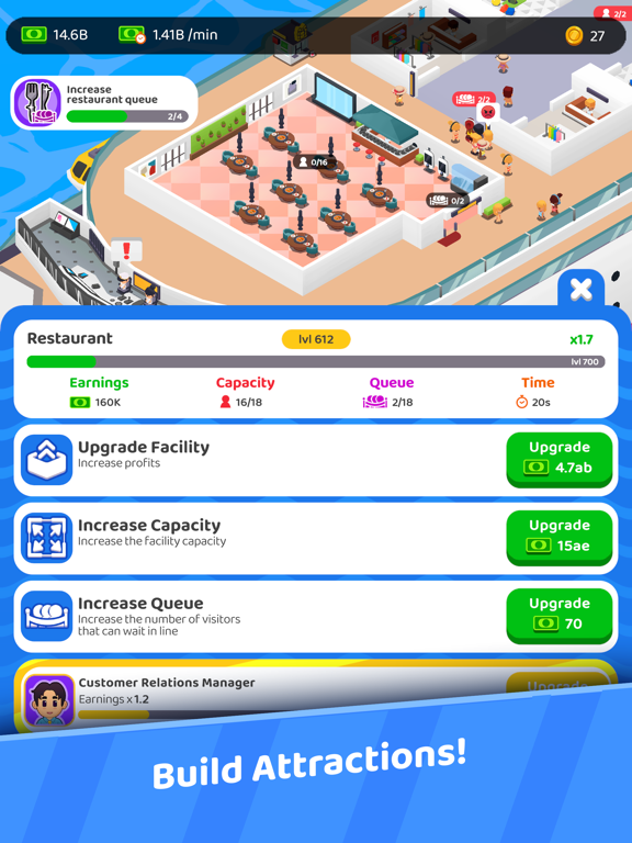 Idle Cruise Ship Simulator iPad screenshot 4 - Games app