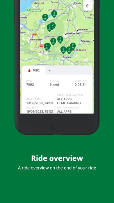 Veluwe Deelfiets Screenshot