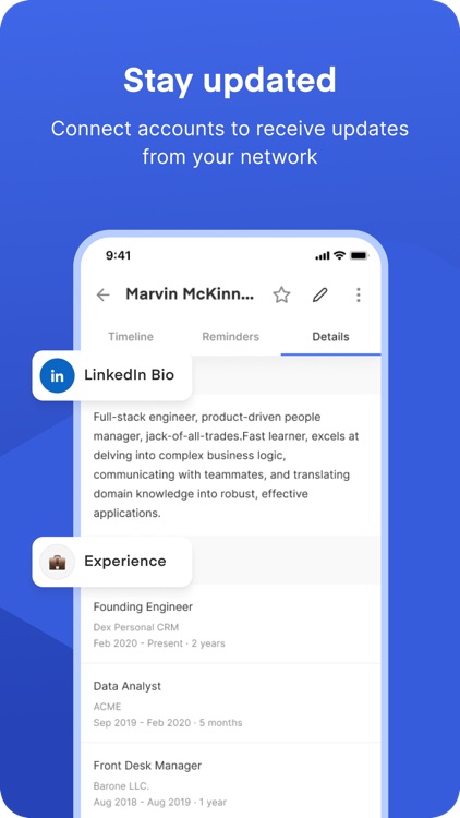 Dex - Rolodex and Personal CRM screenshot-3