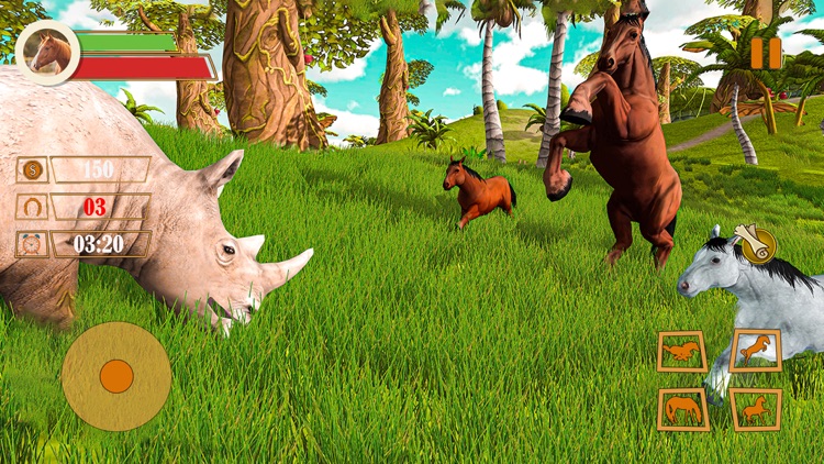 Wild Forest Horse Simulator