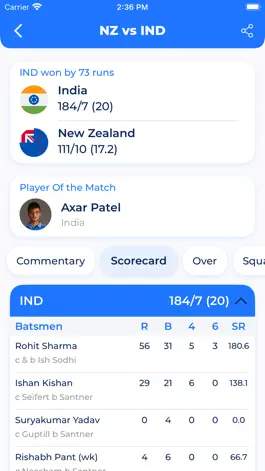 Game screenshot PrimeCric : Live Cricket Score apk