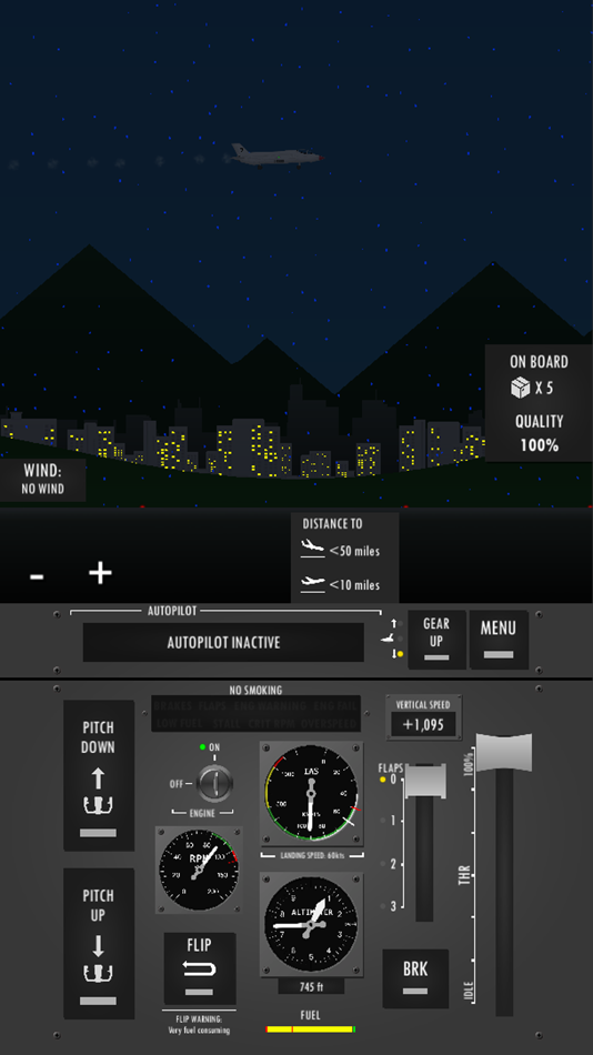 #3. Flight Simulator 2d (iOS) 由: Spark Games