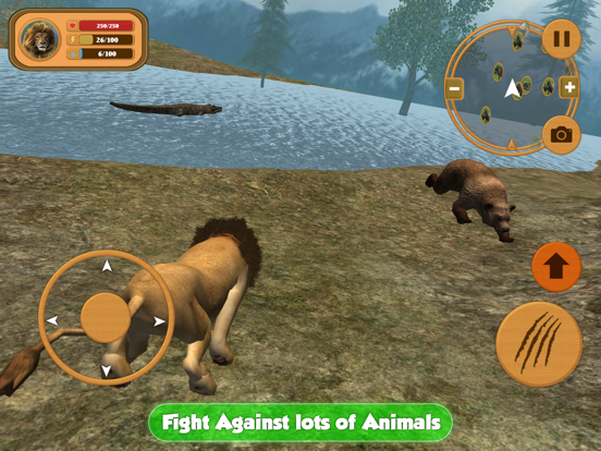 Screenshot #5 pour Wild Lion Simulator Attack 3D