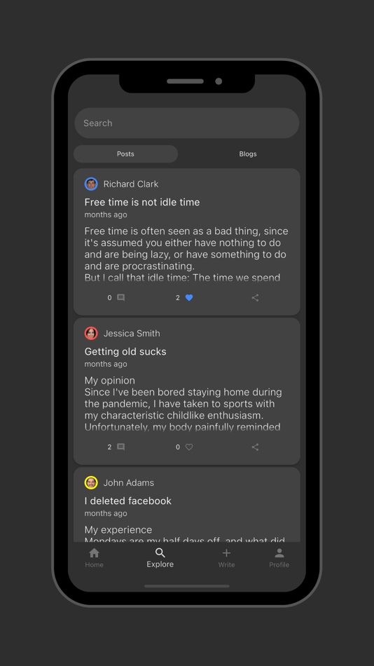 #1. Blogspace - Blog, read & write (iOS) 由: Mislav Stanic