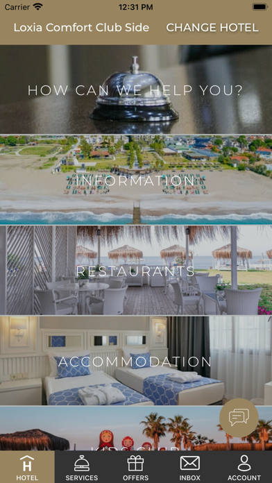 Loxia Hotels Screenshot