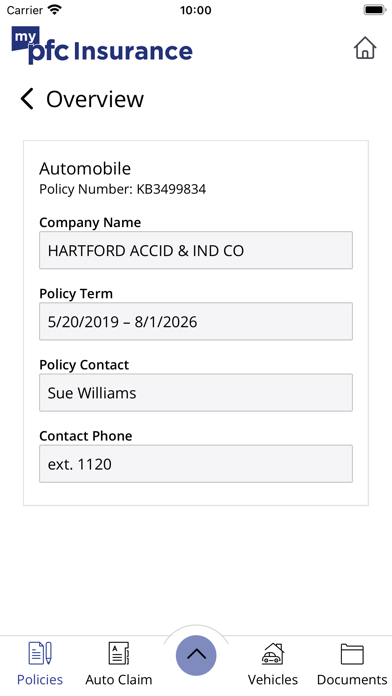 PFC Insurance, Inc Screenshot