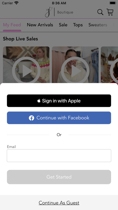 j boutique ne Screenshot