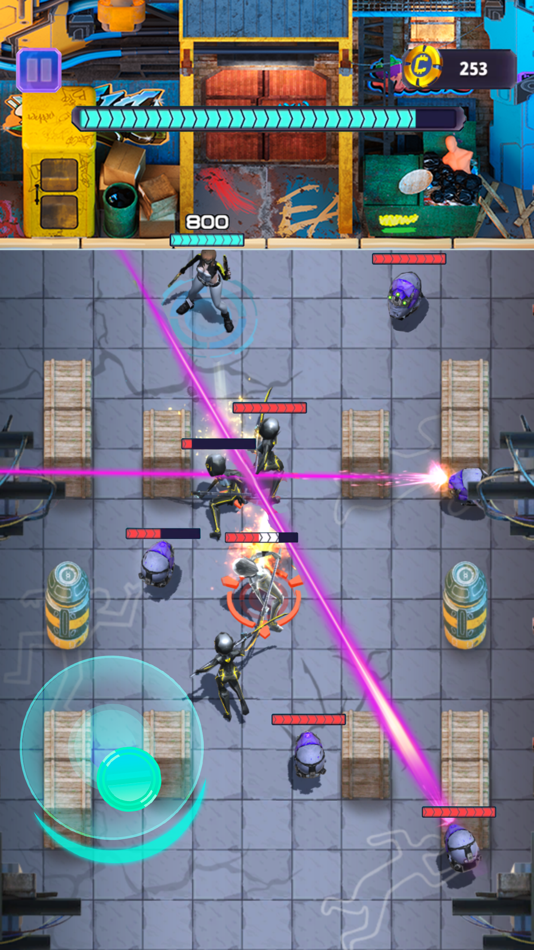 #9. Cyber Punk Hero: Roguelike RPG (iOS) By: APPWILL COMPANY LTD