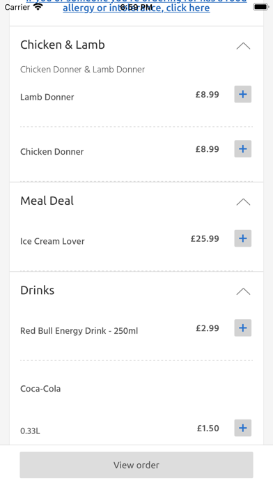 Milano Pizza, Dagenham Screenshot