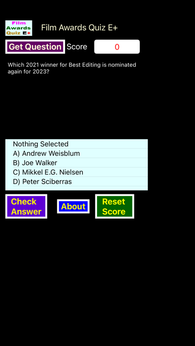 Screenshot #3 pour Film Awards Quiz E+