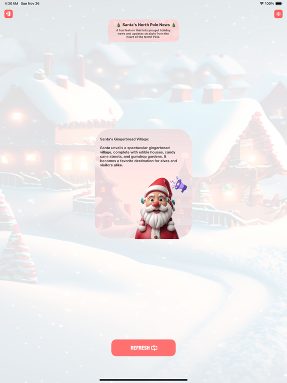 Santa Claus Moments iPad screenshot 7 - Entertainment app