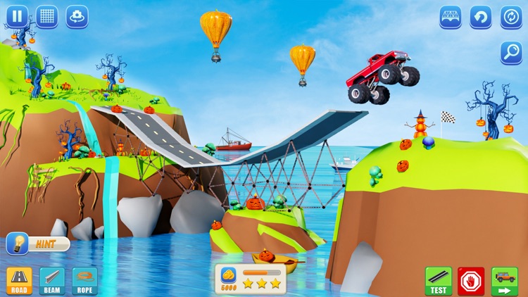 Bridge Builder Stunt Car Games