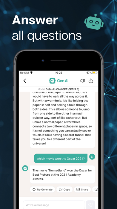 Gen AI - Omni Chatbot Screenshot
