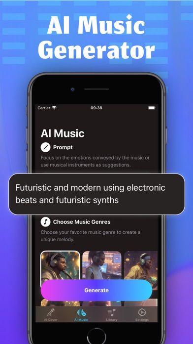AI Cover Songs Music Generator Screenshot