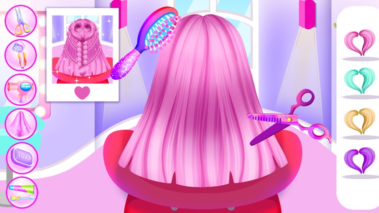 Hair Salon and Dress Up Girl