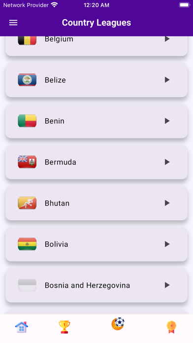 Live Football Score Updates Screenshot