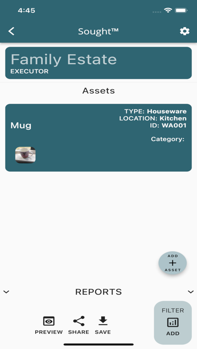 Sought App Screenshot