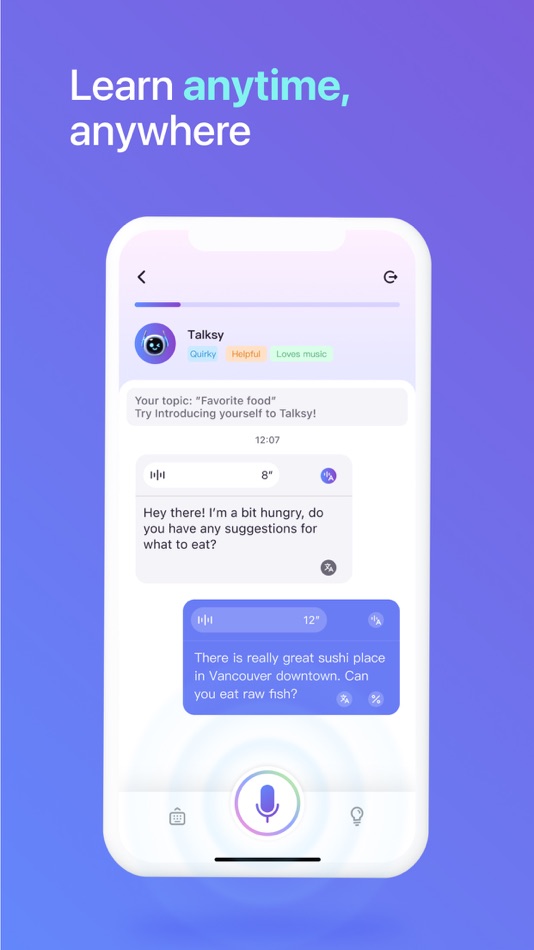 #3. Talksy - AI English tutor (iOS) 由: GLOBAL CONNECTION TECHNOLOGIES LIMITED