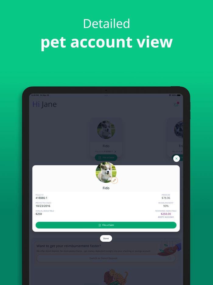 Healthy Paws Pet Insurance App