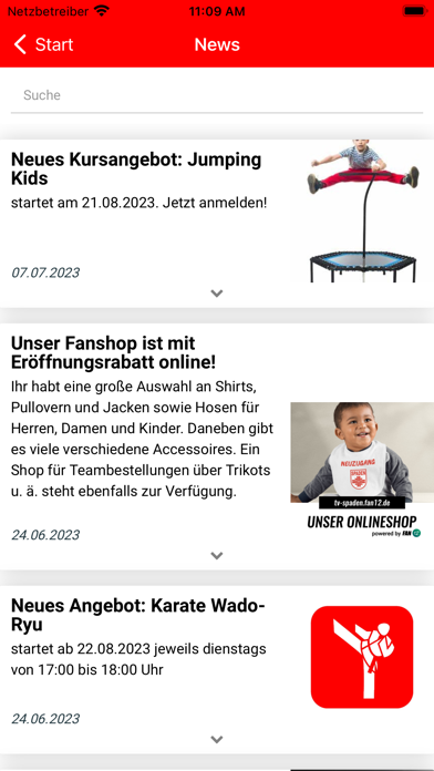 Turnverein Gut Heil Spaden Screenshot