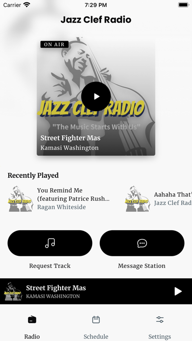 Jazz Clef Radio Screenshot