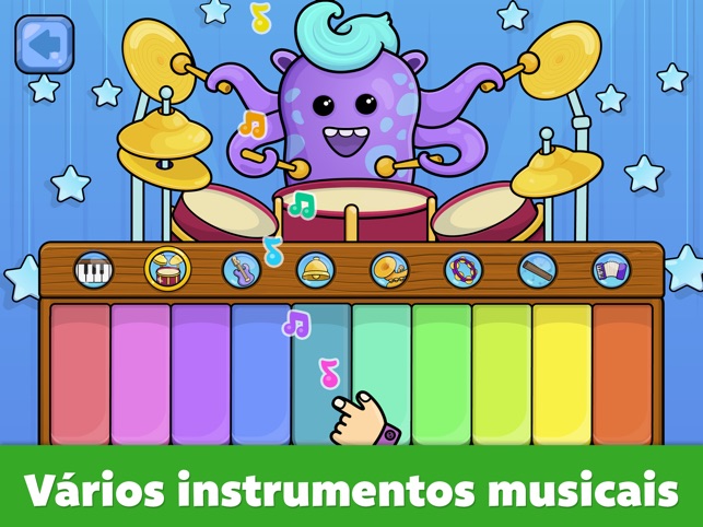 Kids Piano Fun: Jogos de Músic na App Store
