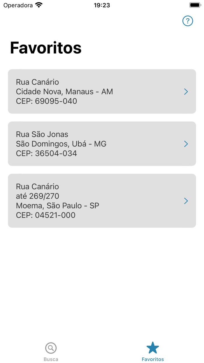 Endereço Certo Busque por CEP